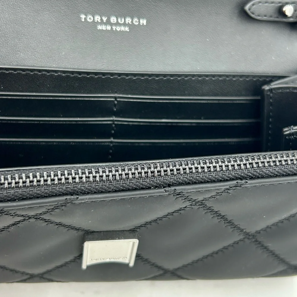 Women's Tory Burch matte chain wallet Crossbody NWT